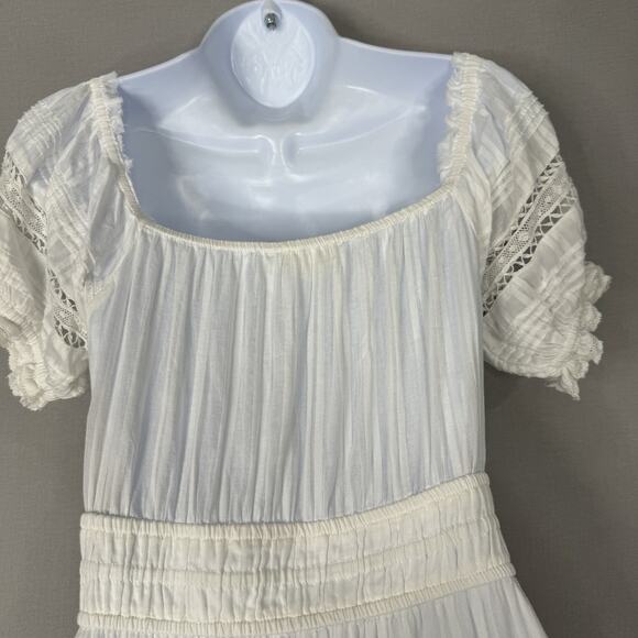 LoveShackFancy Womens Dress M White Lilium Dainty Cottagecore Feminine Bridal - Picture 10 of 13